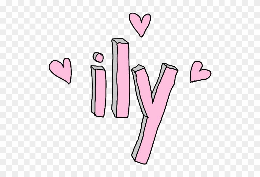 Sticker Tumblr Ily Clipart