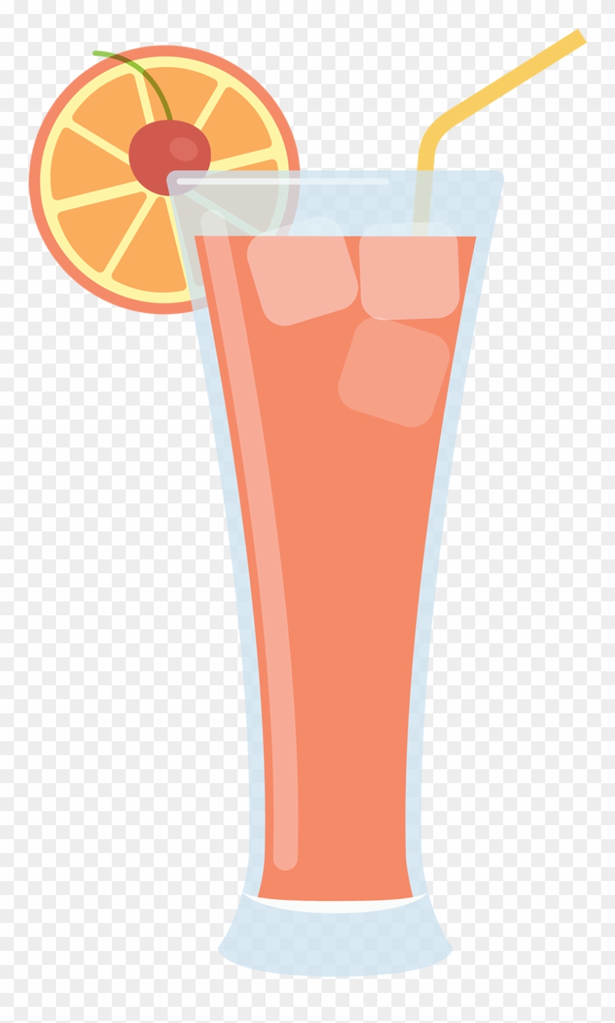 冰镇橙汁儿 - Juice Clipart