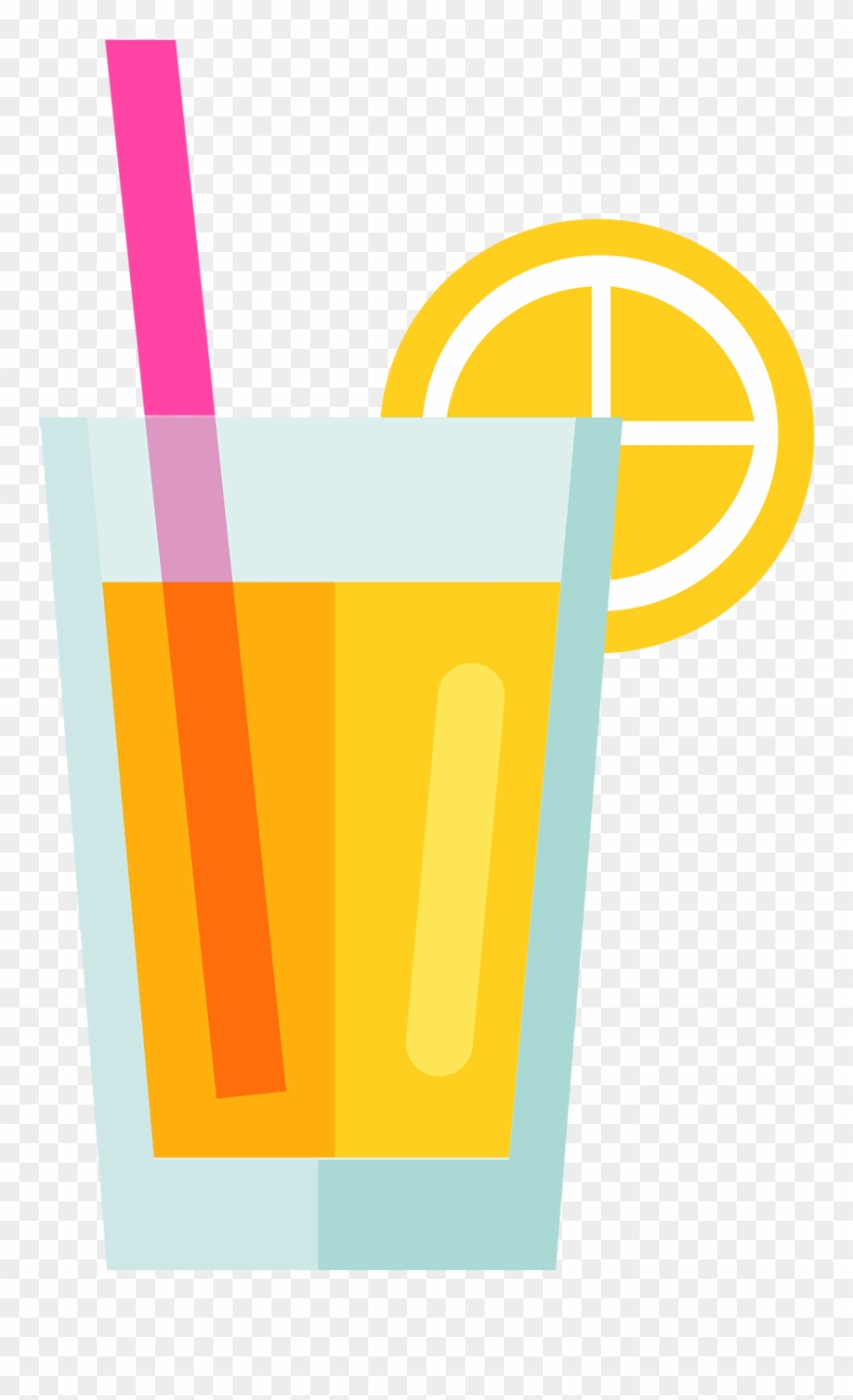冰镇橙汁儿 - Orange Drink Clipart