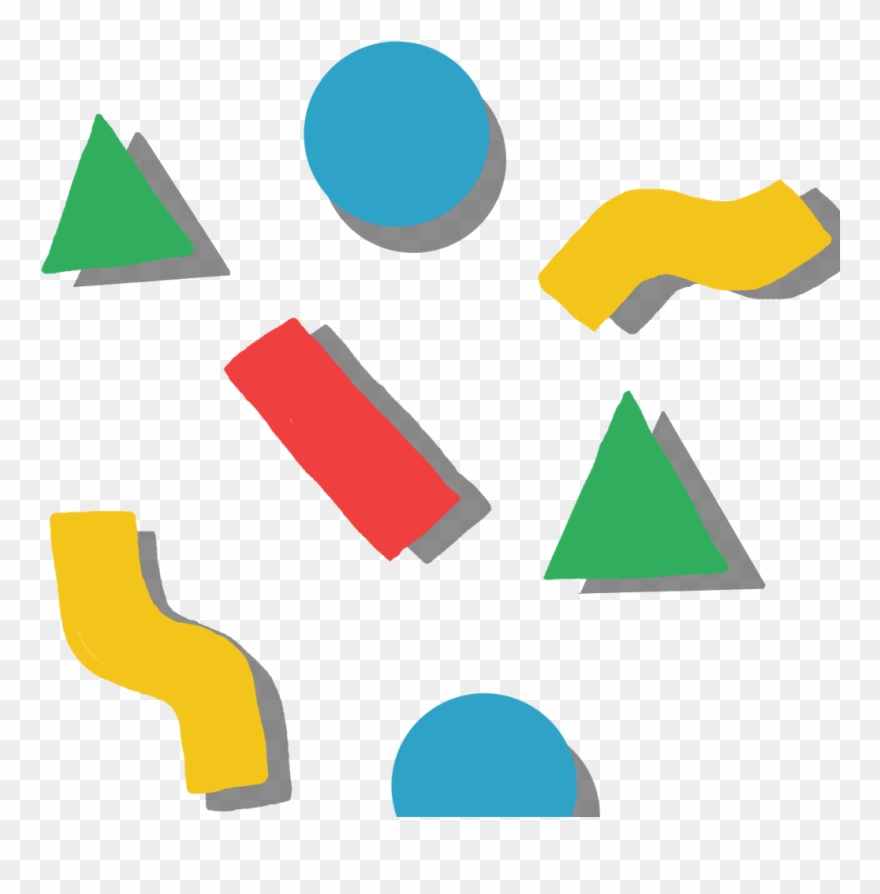 Pattern Overlay 80s Ftestickers Freetoedit - Vaporwave Shapes Png Clipart