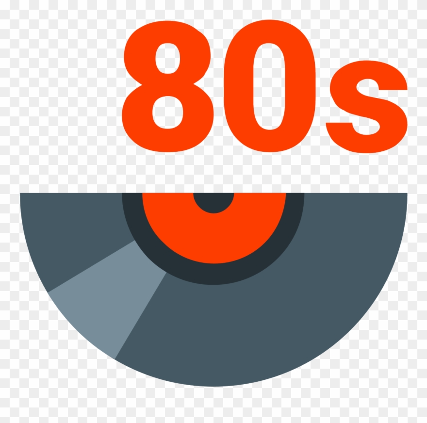 Clip Black And White Download S I Love - 80's Png Transparent Png
