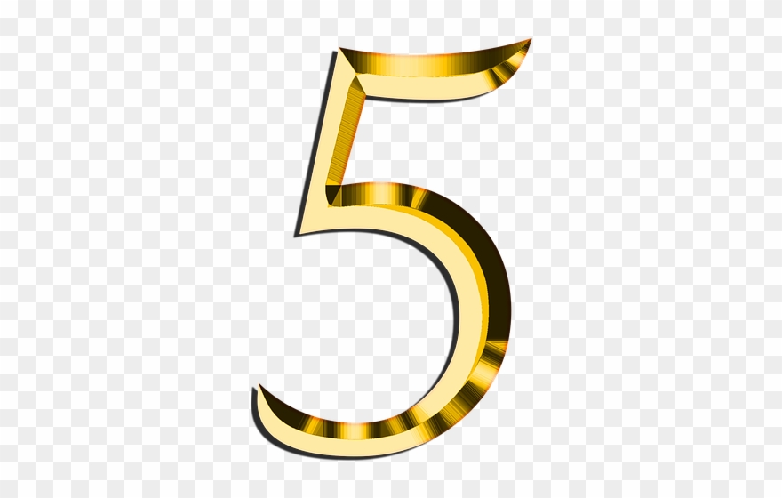 The Five Percent Ad Grants Ctr Required By Google Is - Gold Number 5 Png Clipart