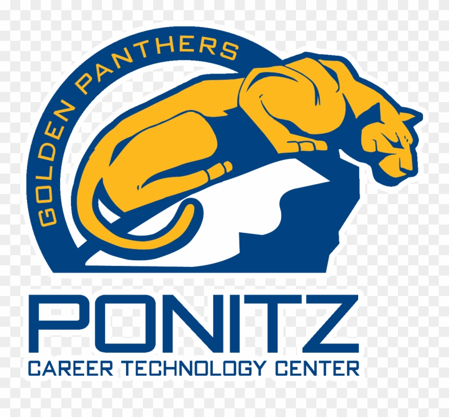 David H Ponitz Career Technology Ctr Golden Panthers - Ponitz High School Clipart
