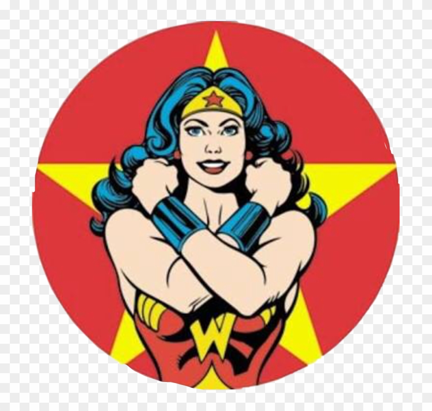 Wonderwoman Power Girlpower Freetoedit - Wonder Woman Crossed Arms Clipart