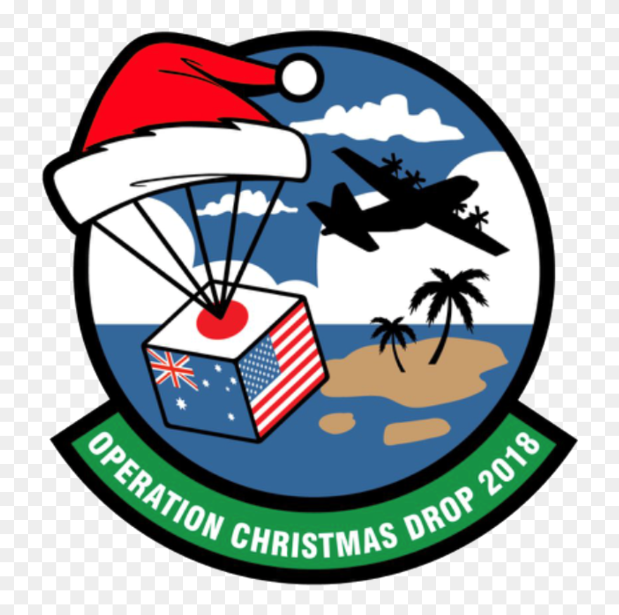 The Department Of Defense's Longest Recurring Humanitarian - Operation Christmas Drop Clipart