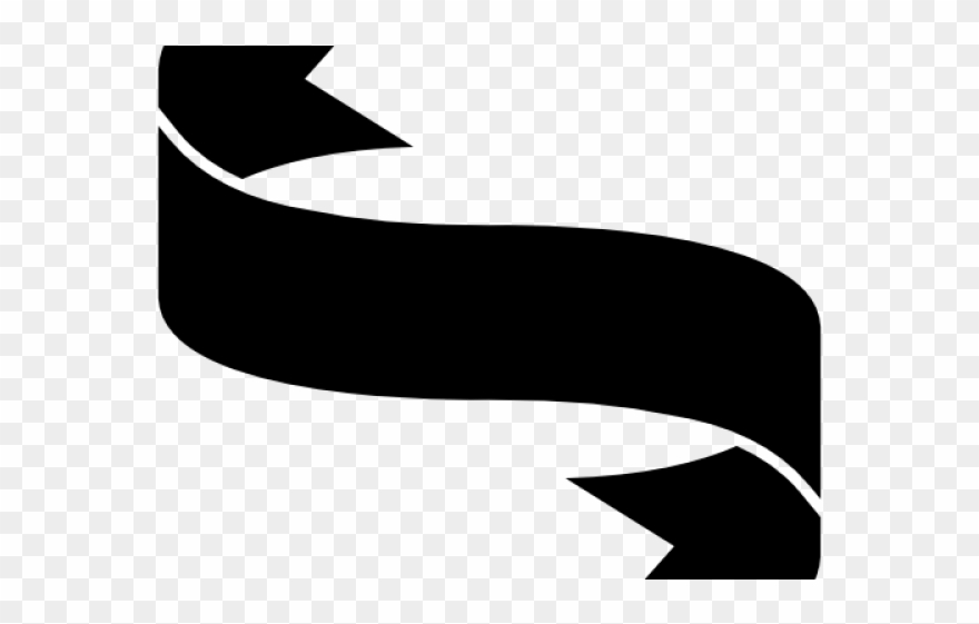 Swirl Clipart Ribbon - Ribbon Icon - Png Download