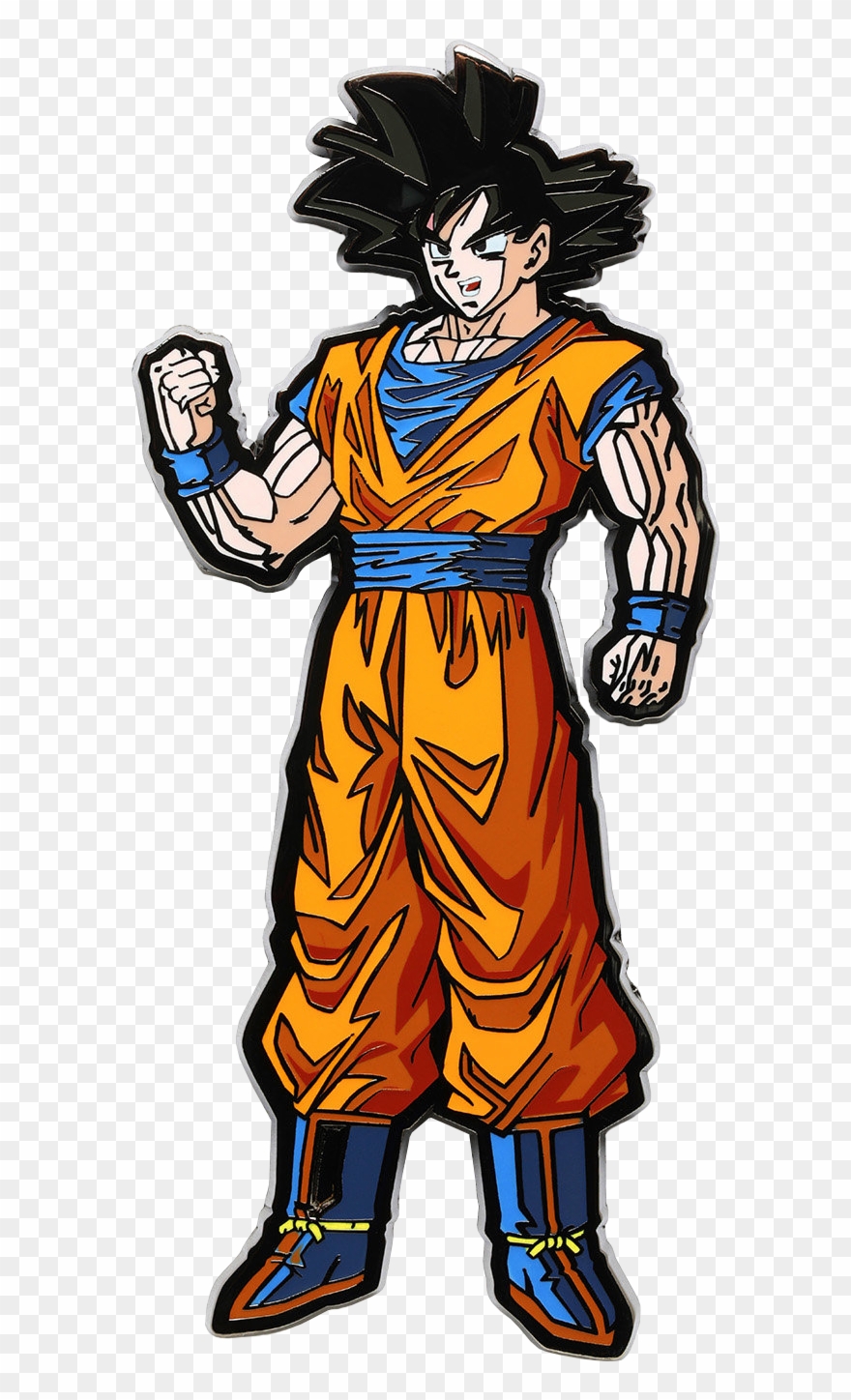 Dragon Ball Goku Figpin Enamel Pin Popcultcha Png Dbz - Goku Clipart