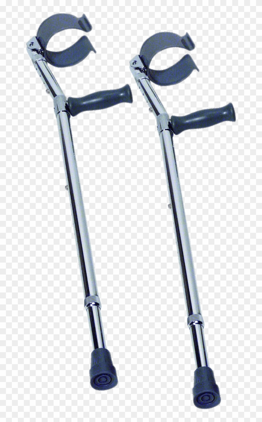 Pair Of Crutches - Elbow Crutches Clipart