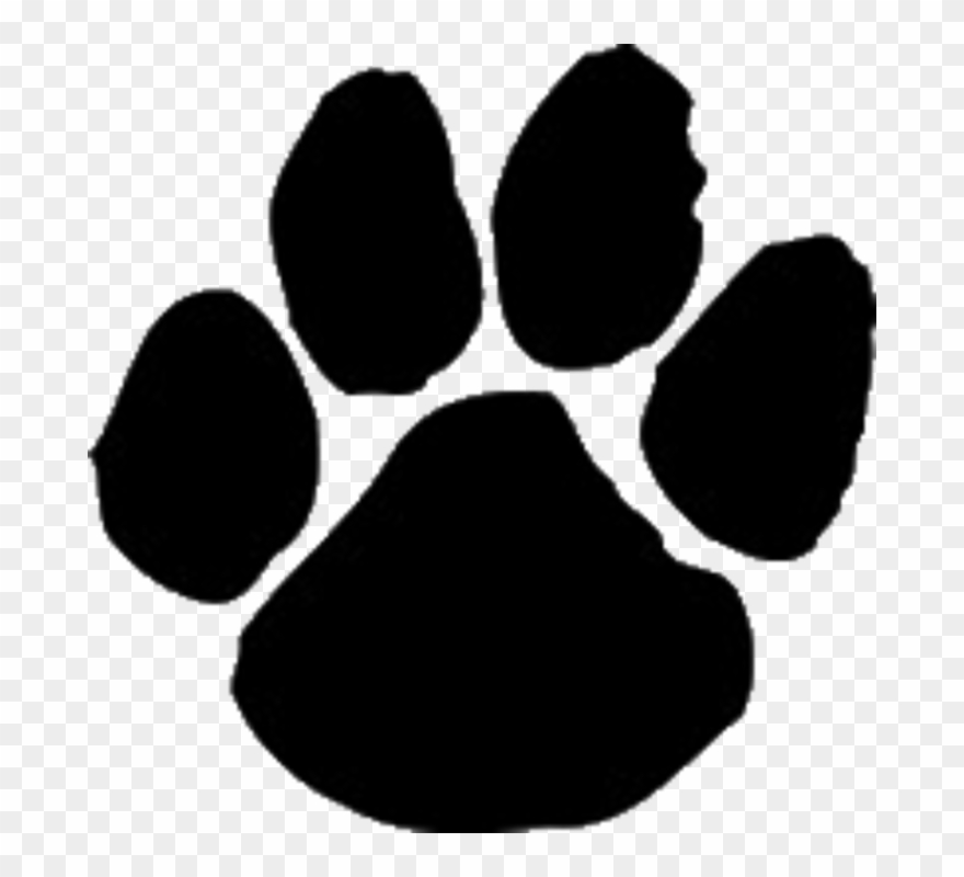 Tiger Paw Print Clipart - Png Download