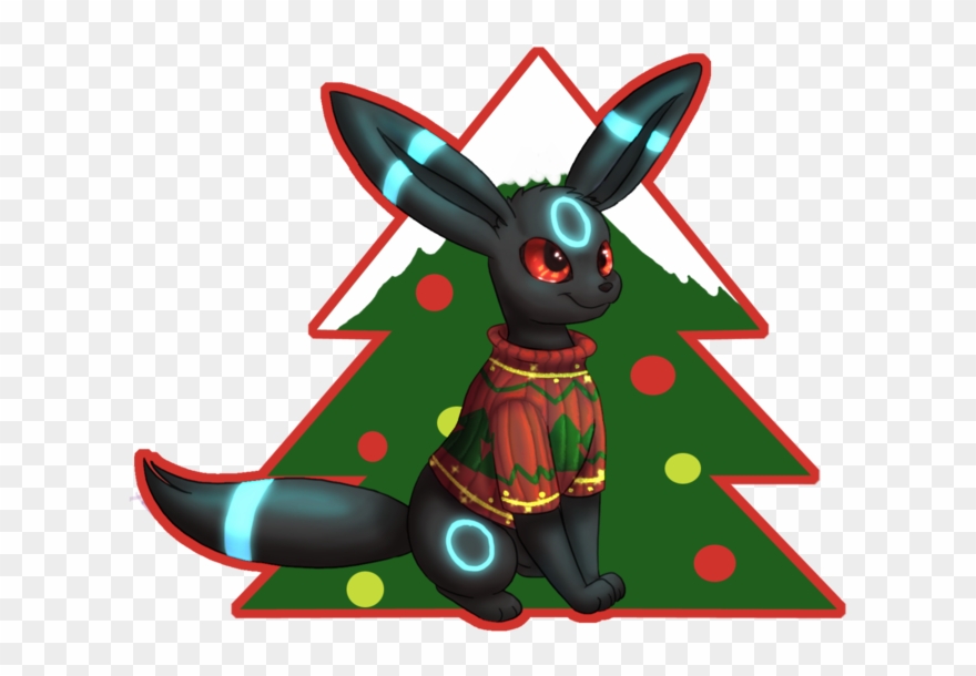 Pokemon Umbreon Christmas Clipart