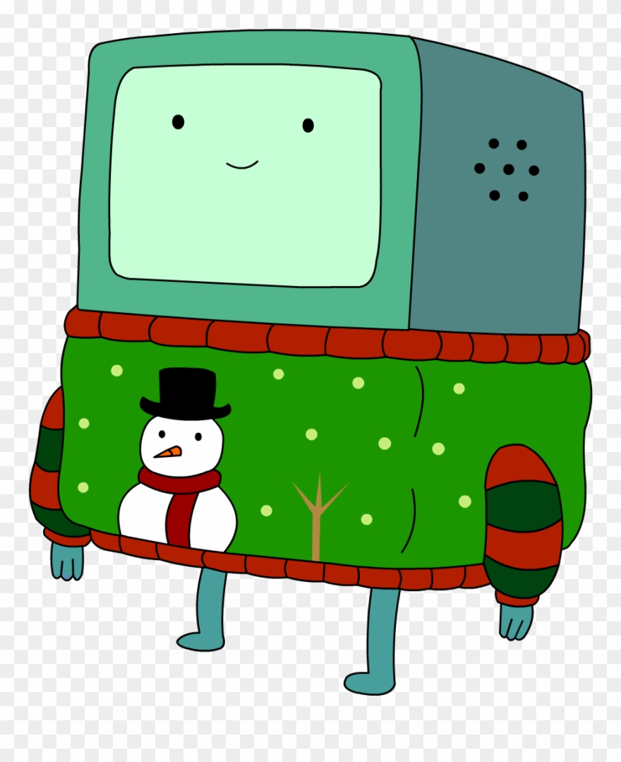 Adventure Time, Christmas Sweaters, Xmas - Bmo Adventure Time Transparent Background Clipart