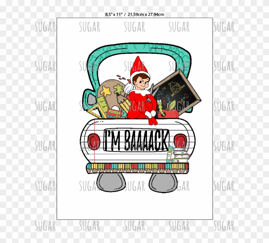 Elf On Shelf - Cartoon Clipart