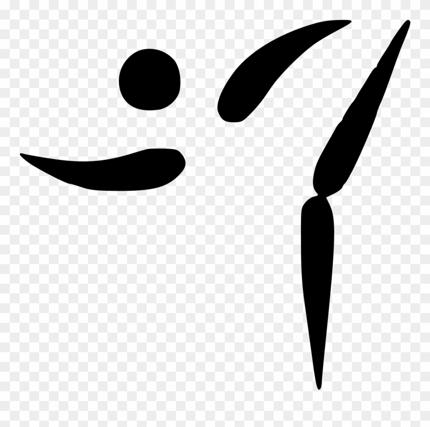 Collection Of Flying Baseball Clipart - Wushu Pictogram - Png Download