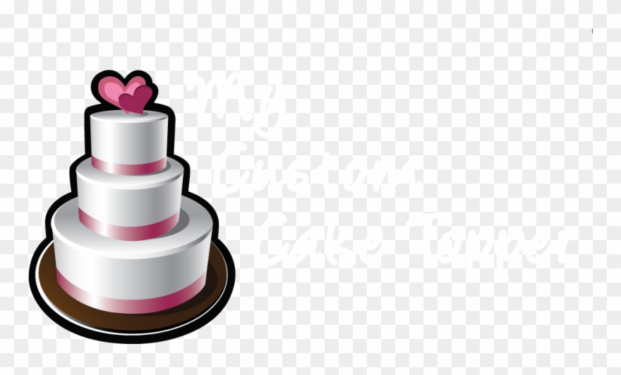 My Custom Cake Topper Clipart