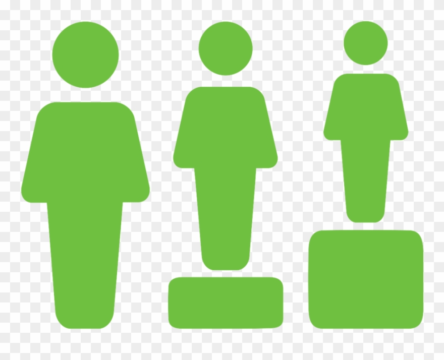 Equitythe Elimination Of Racial, Economic, And Social - Homem E Duas Mulher Clipart