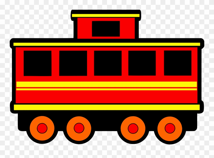 Railways Clipart Mode Transport - Train Wagon Clipart - Png Download