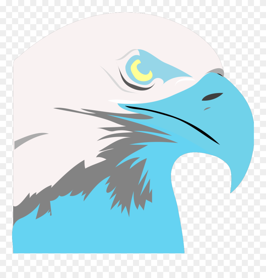 How To Set Use Light Blue Eagle Svg Vector Clipart