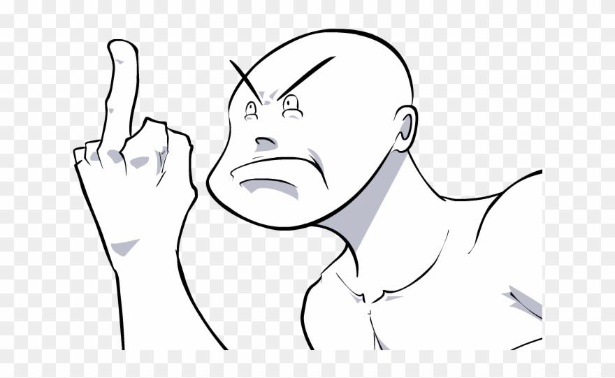 Two-word Reply - No Fuck You Transparent Clipart