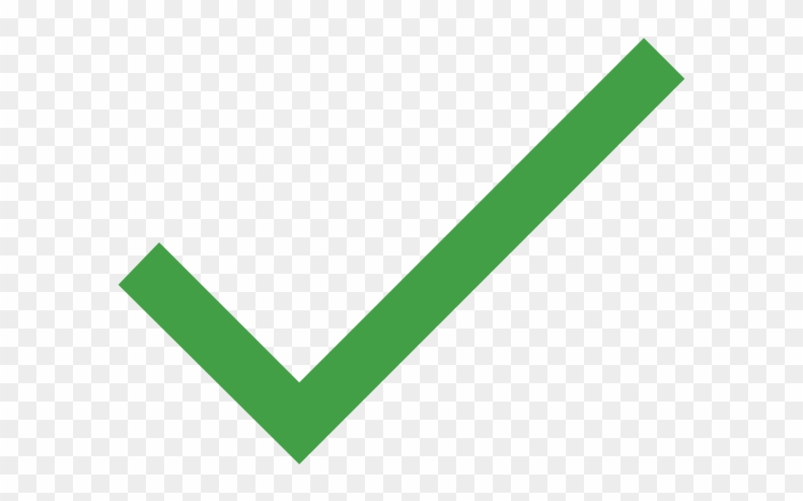 Checkmark Clipart Black And White Images Free Download - Green Check Mark Icon Png Transparent Png