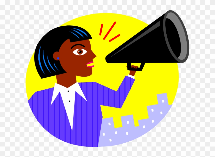 Warn - - Proclamation Antonym Clipart