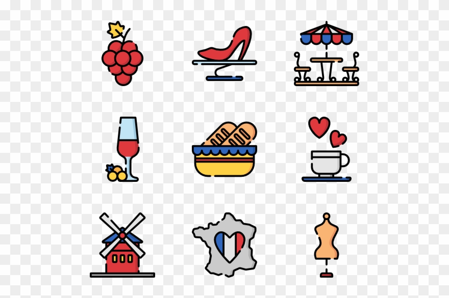Paris - France Icon Clipart