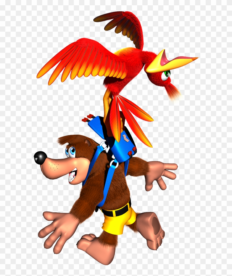 Banjokazooietooie6 - Banjo Tooie Render Clipart