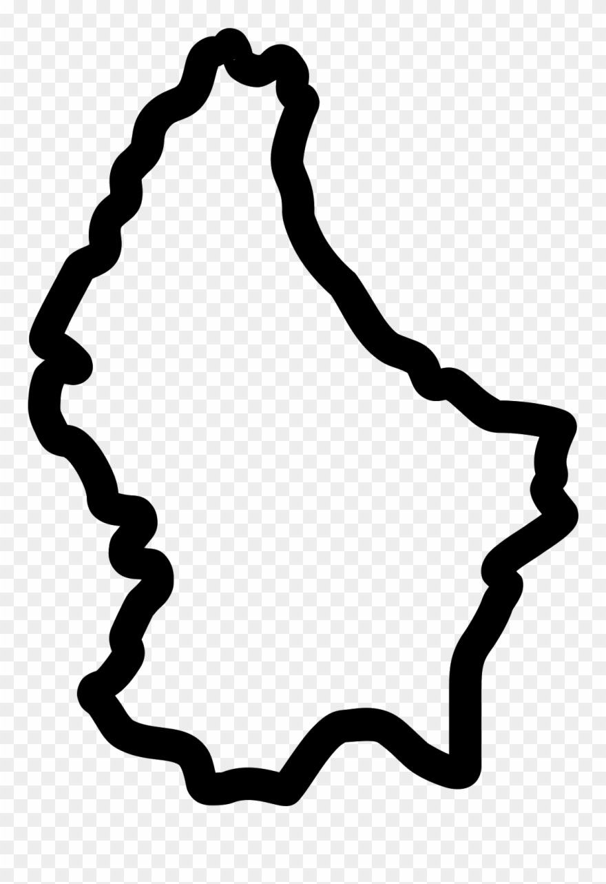 Luxembourg Map Icon - Luxembourg Map Png Clipart