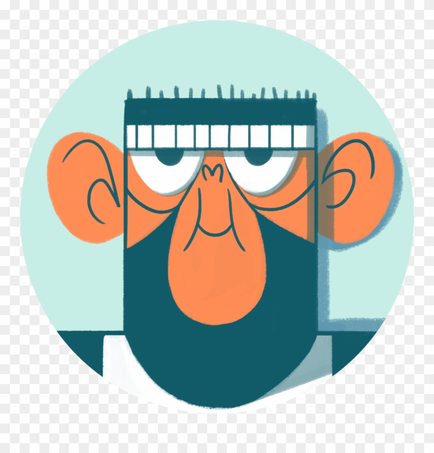 Monkey Tennis Clipart