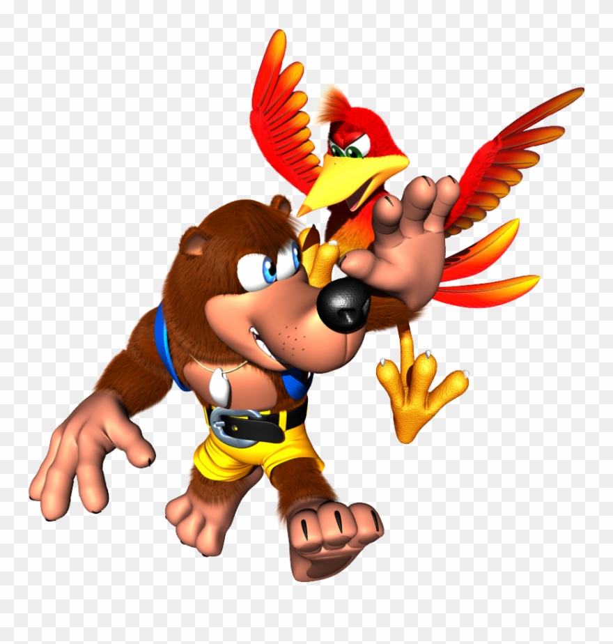 First 4 Figures Are Making Banjo-kazooie And Conker - Banjo Kazooie Render Transparent Clipart