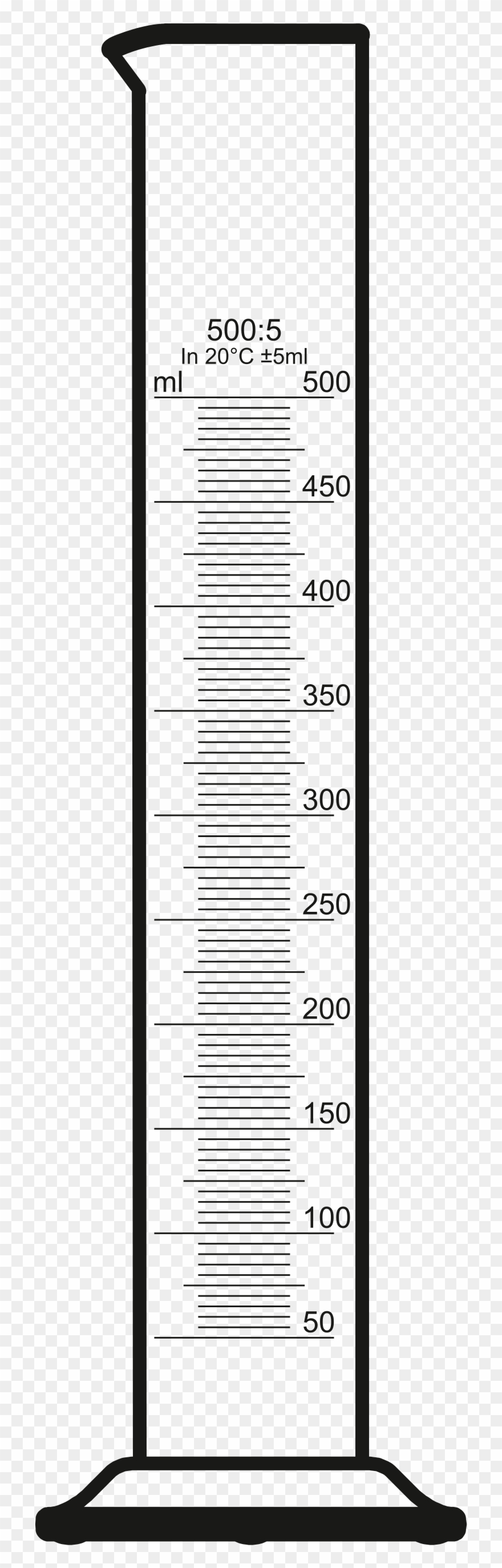 Clipart 533187 Graduated Cylinder Images Cow - Measuring Cylinder Clip Art - Png Download