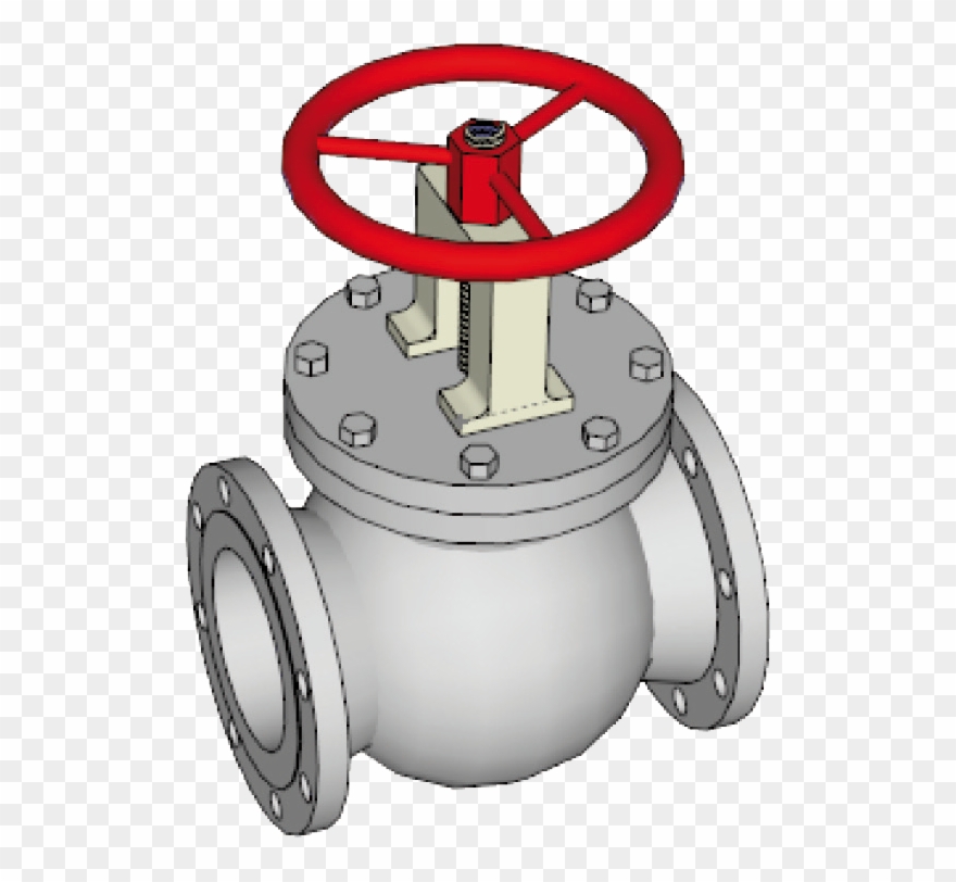 The Nuclear Plant Has Some 900 Valves That Control - Cartoon Clipart