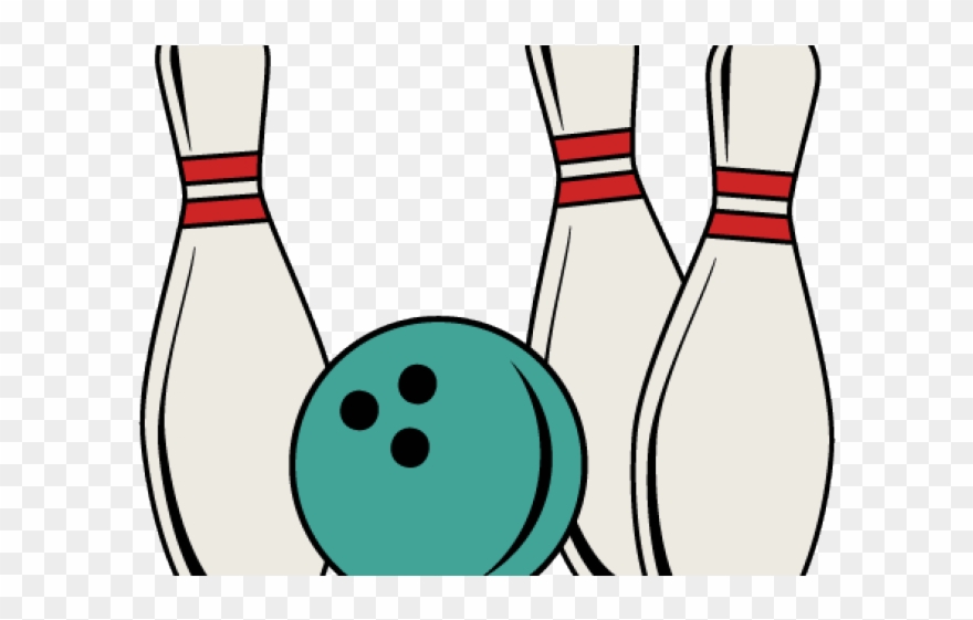 Monster Clipart Bowling - Bowling Pin And Ball - Png Download