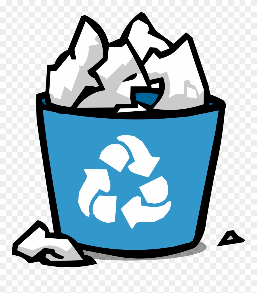 Recycle Bin Sprite 003 - Club Penguin Recycling Bin Clipart