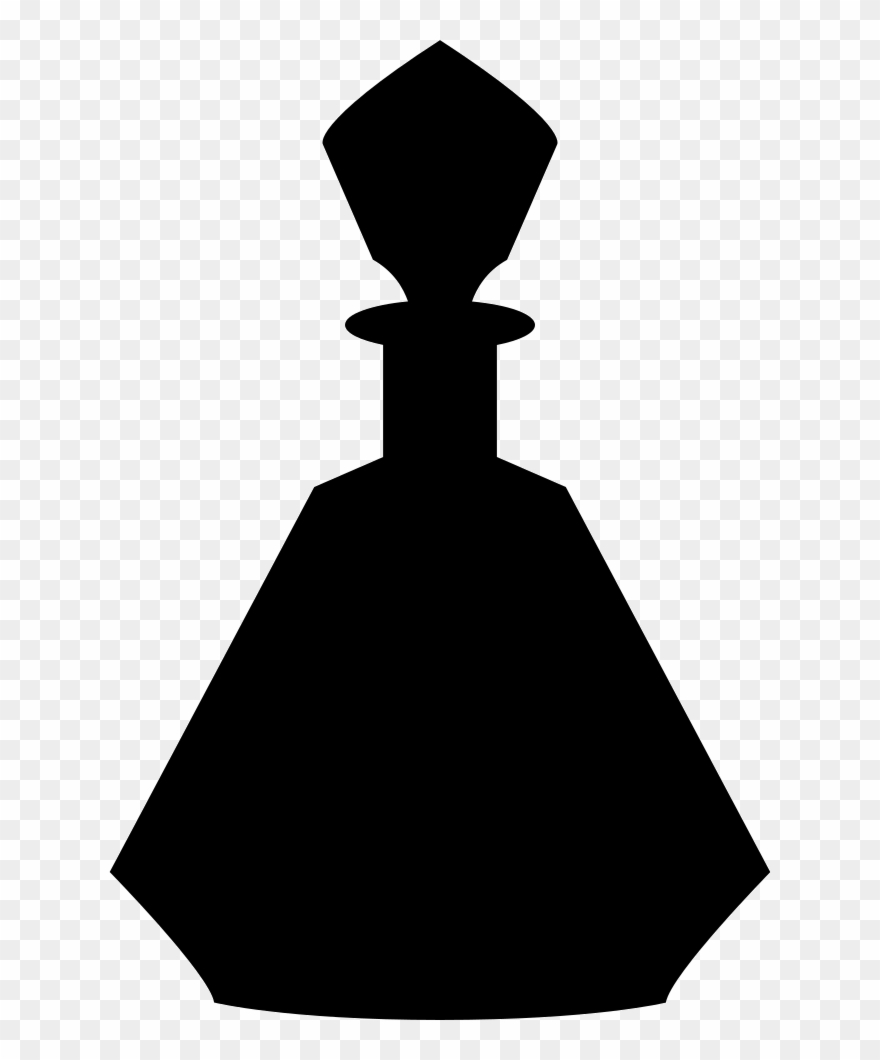 Perfume Bottle With Geometric Edges Comments - Icono De Perfume Clipart