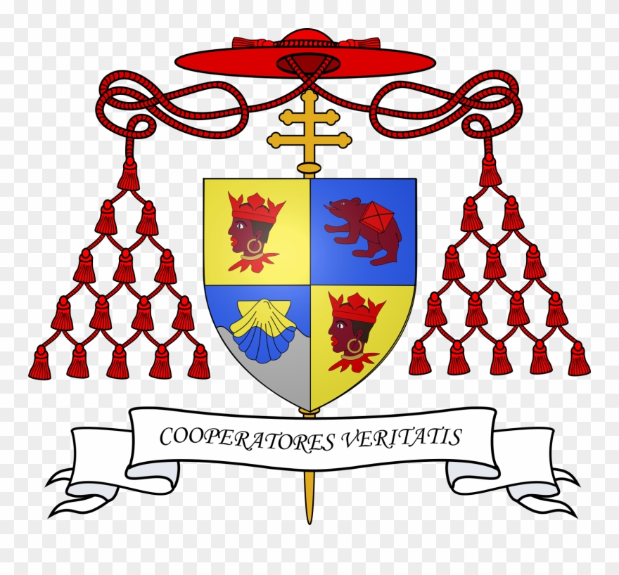 Coa Cardinal Ratzinger - Maurice Couve De Murville Bishop Coat Of Arms Clipart