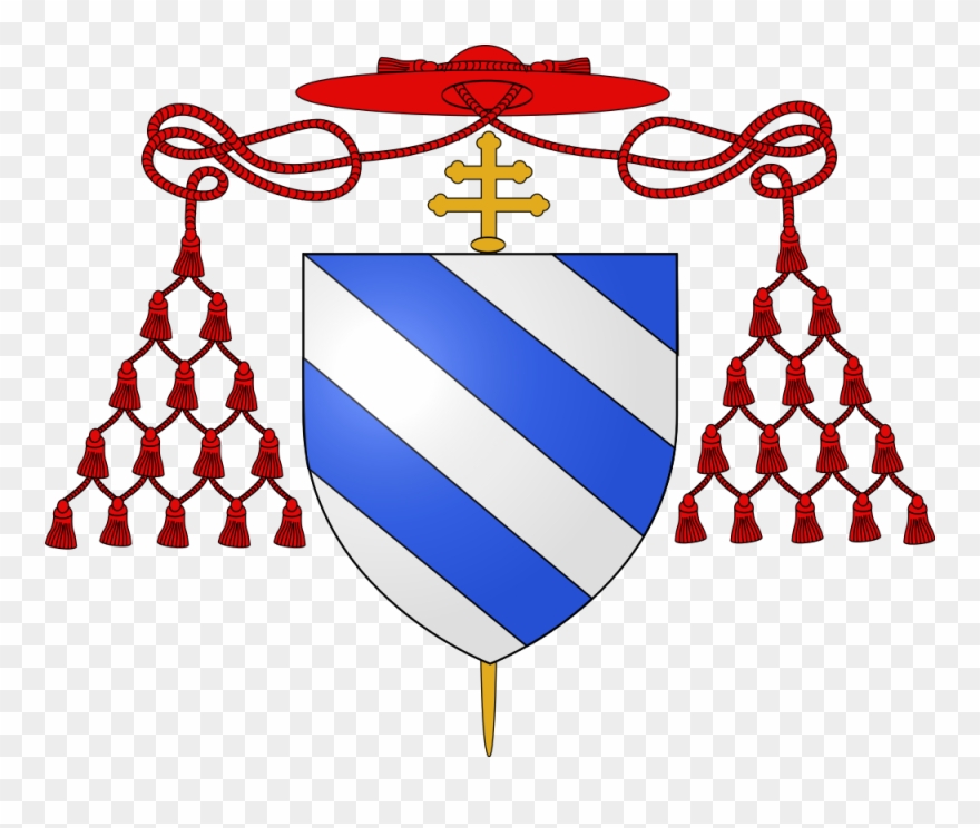 Open - Maurice Couve De Murville Bishop Coat Of Arms Clipart