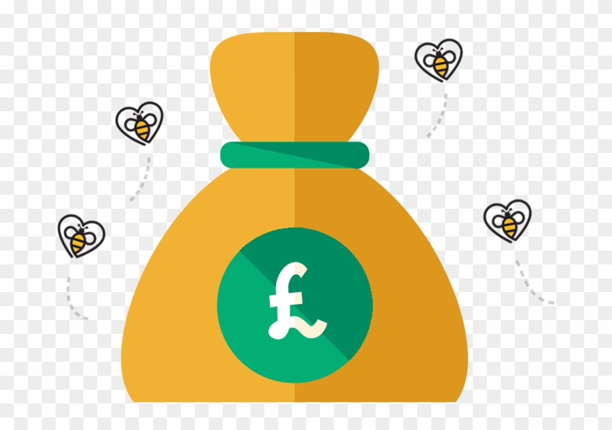 The Charitybee Can Help You Achieve The Right Balance - Transparent Money Icons Png Clipart