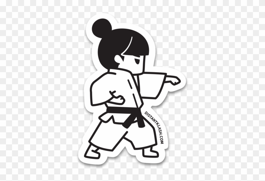 Stickers Karate Clipart