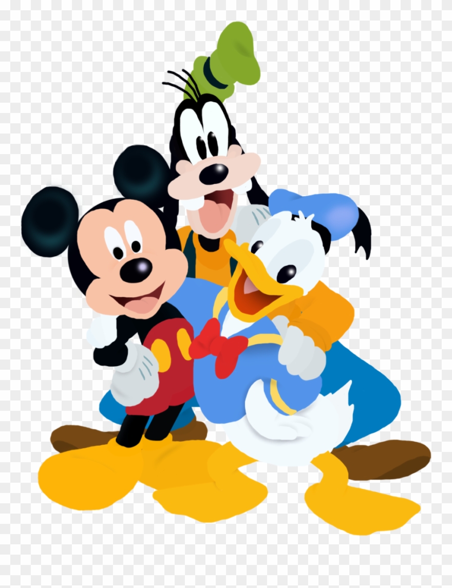 Mickey Clipart Chef - Mickey Donald Goofy Png Transparent Png