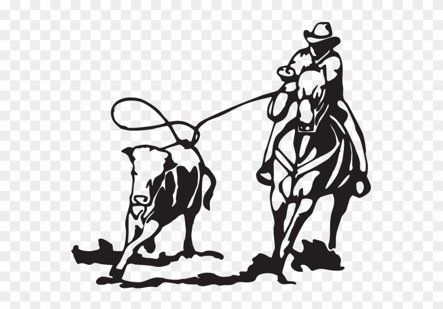 Calf Roping Clipart - Png Download
