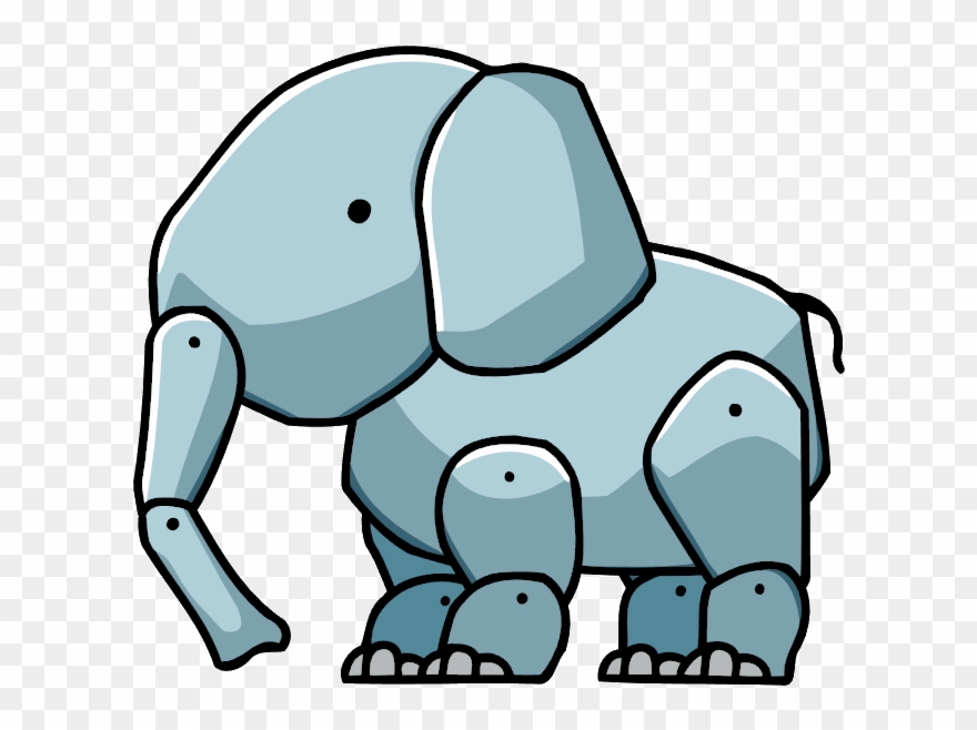 Elephant Calf - Scribblenauts Elephant Clipart