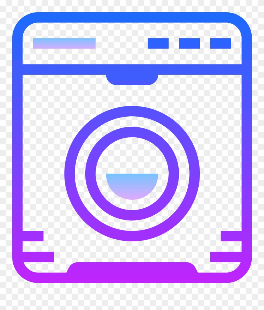 Washing Machine Icon - Icon Clipart