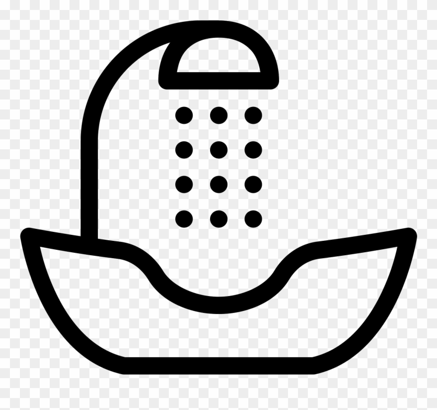 Hair Washing Sink Icon - Bathroom Clipart