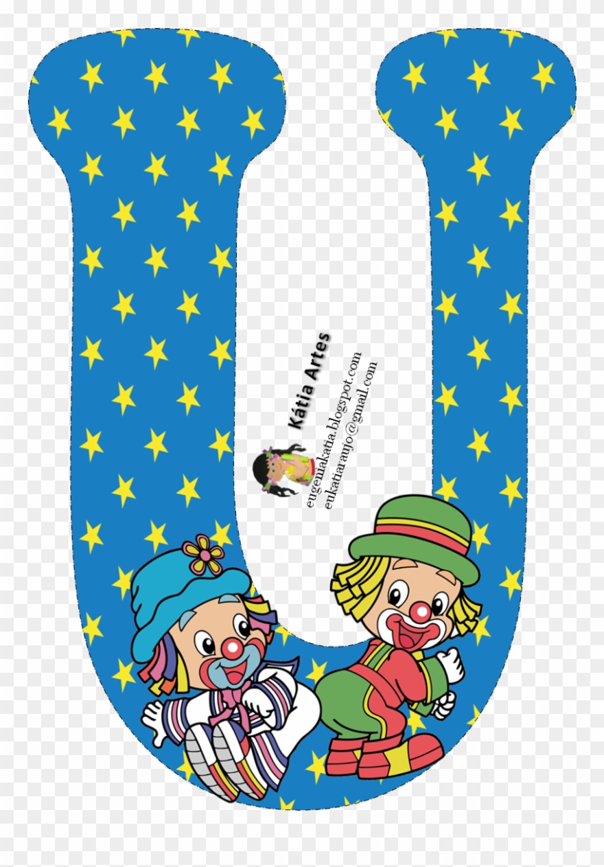 Abeceda Patata Patata Klauni - Usa Flag Clipart