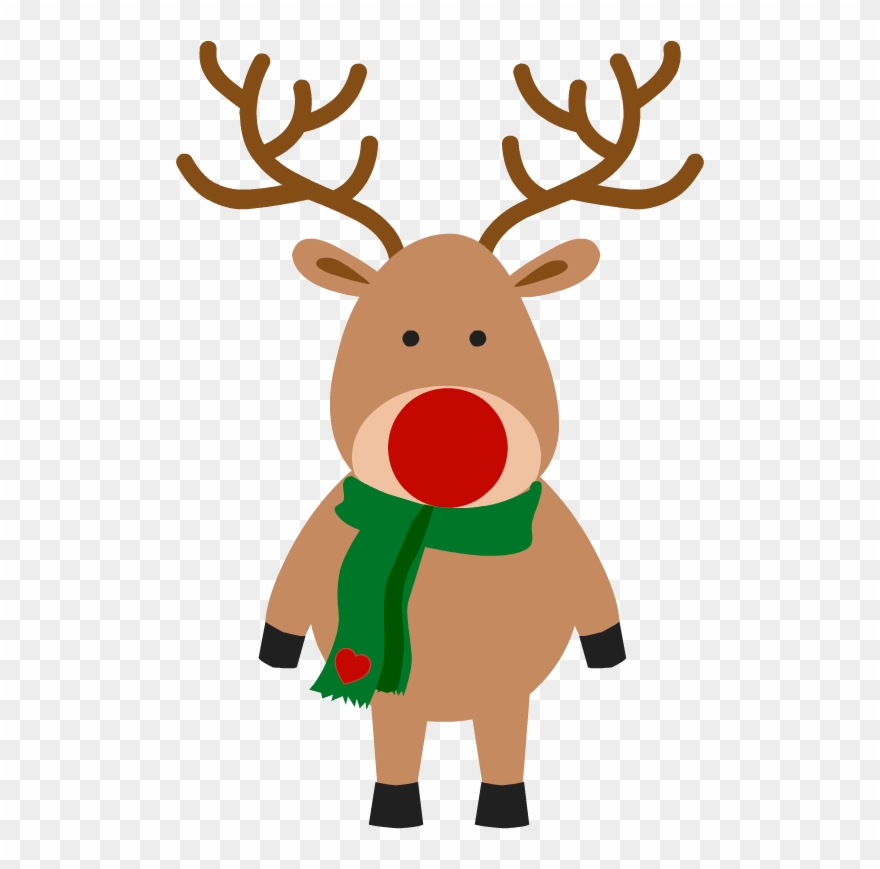 Each Day Folks Will Have A Chance To Win That Daily - Christmas Card Rudolph Clipart