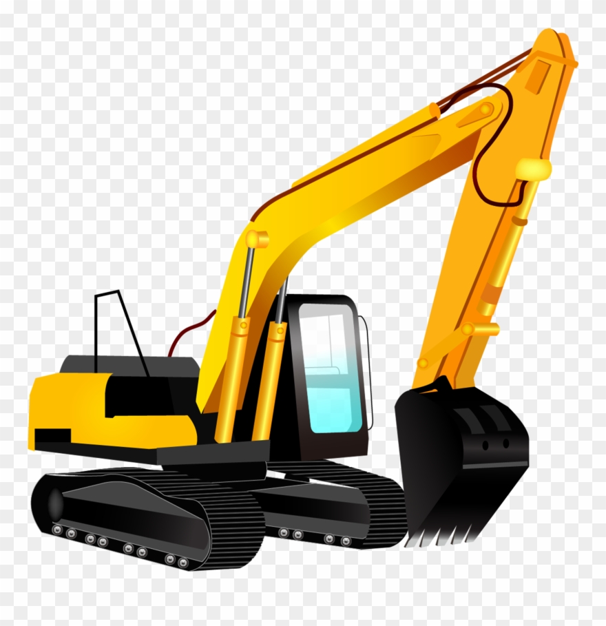 Excavator Clipart Logo - Excavator Vector - Png Download
