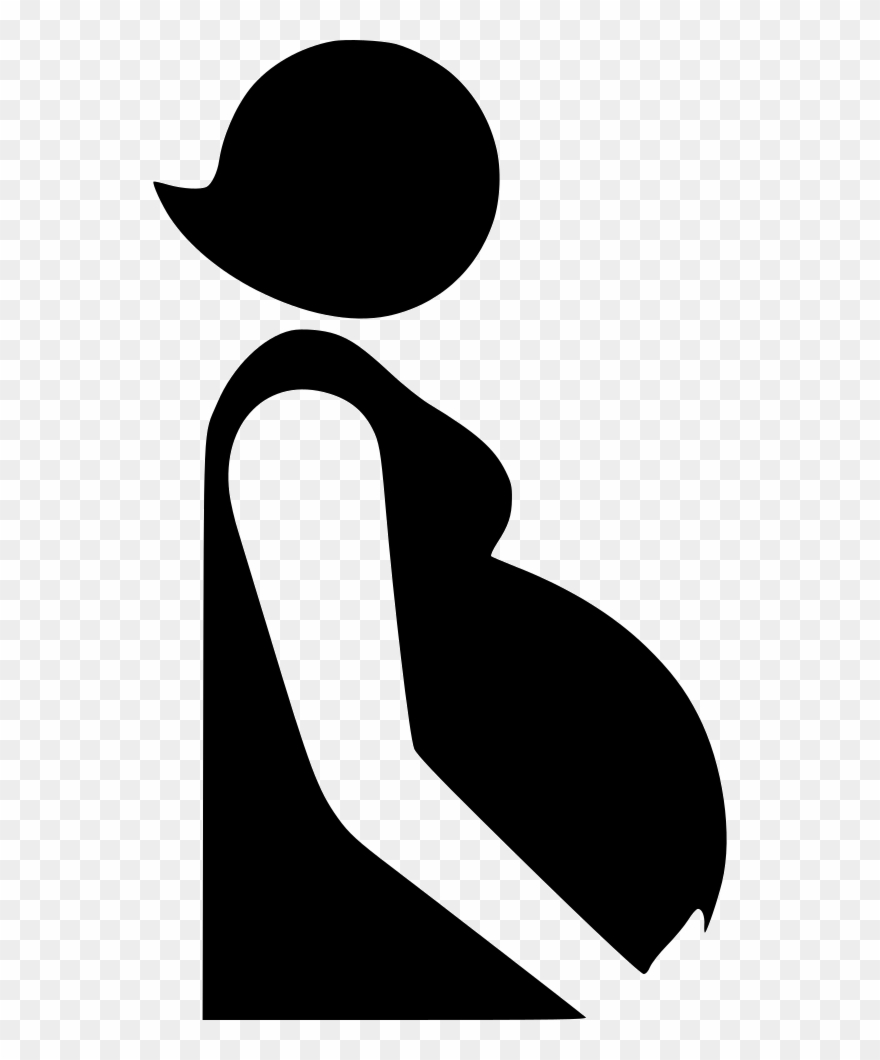 Pregnancy Childbirth Doula Clip - Pregnant Woman Icon Png Transparent Png