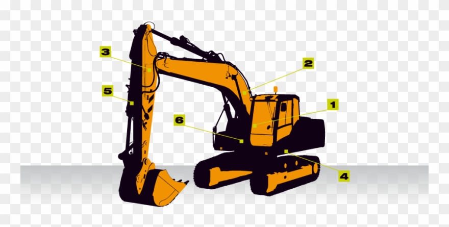Weighing Systems For Excavator - Excavator Sensors Clipart