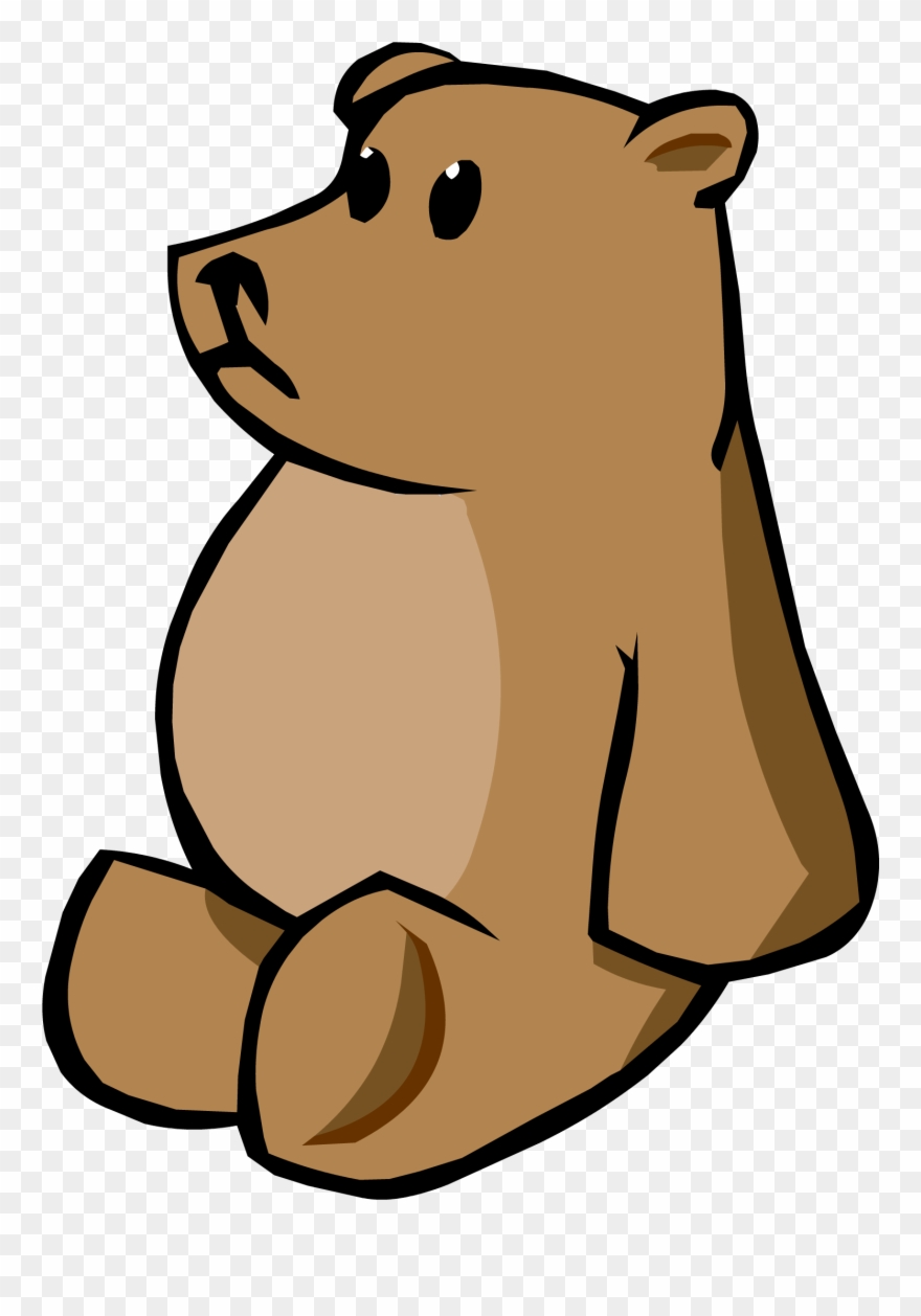 Bear Nose Png - Oso De Peluche Club Penguin Clipart