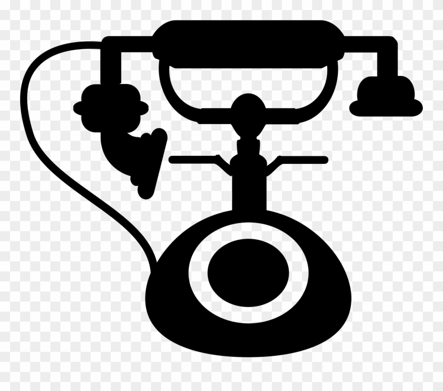 Computer Icons Telephone Call Clip Art - Vintage Phone Icon Png Transparent Png